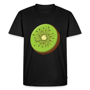 Love Kiwi Lover Fruit Surf Hello Summer - Men's Premium Organic T-Shirt - black - Front - Nico (187cm)
