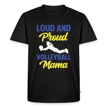 We don't play with dolls, we play volleyball - Men's Premium Organic T-Shirt - black - Front - Nico (187cm)