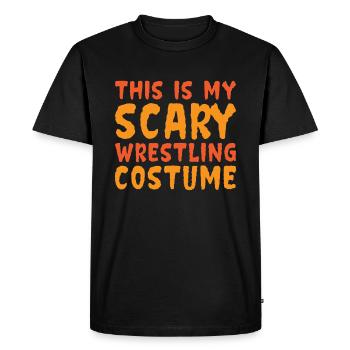 Ceci est mon costume de lutte effrayant - T-shirt Premium bio Homme - noir - Devant - Nico (187cm)