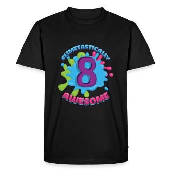 For Age 8 Year Old Kids Slime Lover Awesome Slime - Men's Premium Organic T-Shirt - black - Front - Nico (187cm)