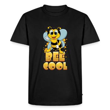 Ruche Apiculture Miel Nature Apiculteur Cool Bee - T-shirt Premium bio Homme - noir - Devant - Nico (187cm)