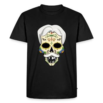 Abuelo Grandpa Grands-parents Day Día De Los Muertos - T-shirt Premium bio Homme - noir - Devant - Nico (187cm)