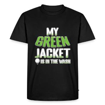 Golf Club Golfer Golf Green Golfing - Men's Premium Organic T-Shirt - black - Front - Nico (187cm)