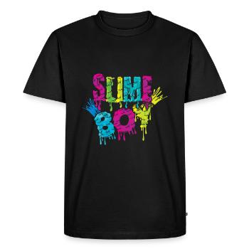 Slime Boy Slime Kid Colorful Slime Crafts Art - Men's Premium Organic T-Shirt - black - Front - Nico (187cm)