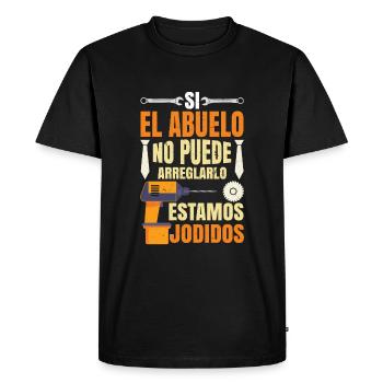 Father's Day Funny Granddad For Cool Grandpa - Men's Premium Organic T-Shirt - black - Front - Nico (187cm)