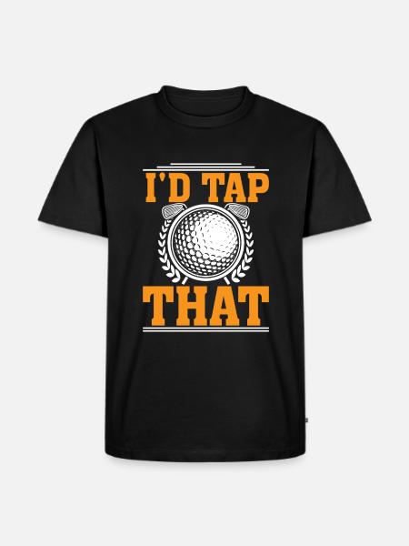 I'd beat that - Men's Premium Organic T-Shirt - black