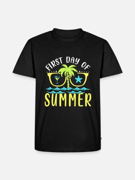 Premier jour de l’été - T-shirt Premium bio Homme - noir