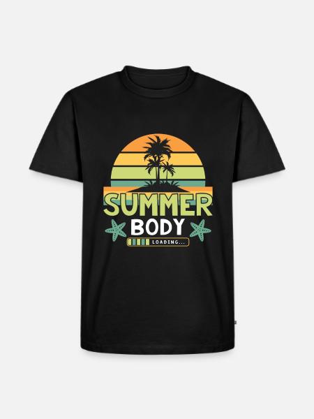 Summer Body Loads... - Men's Premium Organic T-Shirt - black