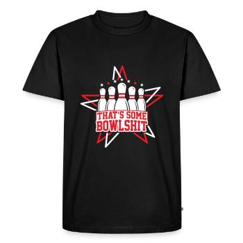 Quel bol - T-shirt Premium bio Homme - noir - Devant - Nico (187cm)