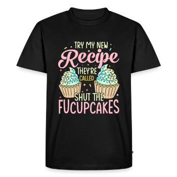 Try my new recipe it's called - Men's Premium Organic T-Shirt - black - Front - Nico (187cm)