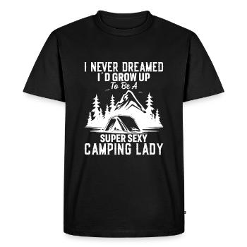 Je n’aurais jamais rêvé que je serais capable de faire du SUP - T-shirt Premium bio Homme - noir - Devant - Nico (187cm)