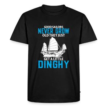 Les bons marins ne vieillissent jamais, ils deviennent juste un - T-shirt Premium bio Homme - noir - Devant - Nico (187cm)