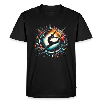 Gymnastique Gymnastique Acrobatie Femme - T-shirt Premium bio Homme - noir - Devant - Nico (187cm)