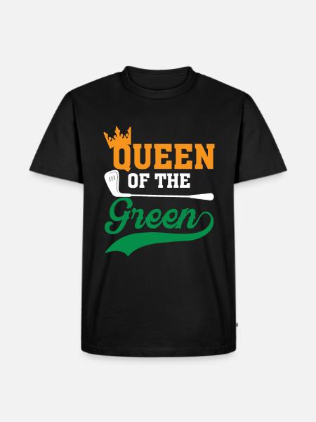 Queen of the Green - Men's Premium Organic T-Shirt - black