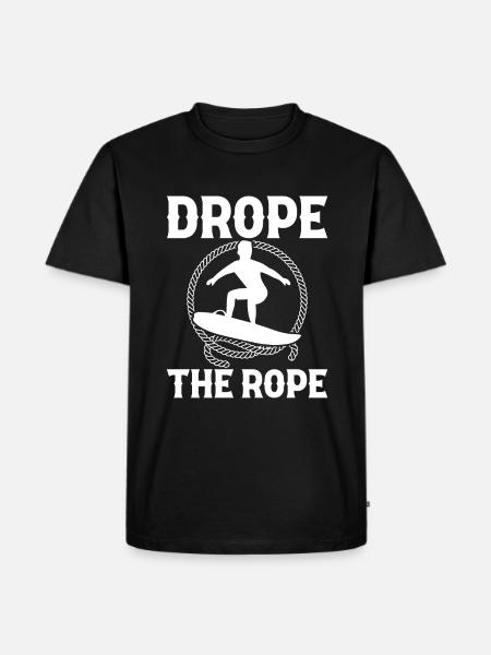 Drope The Rope - Men's Premium Organic T-Shirt - black