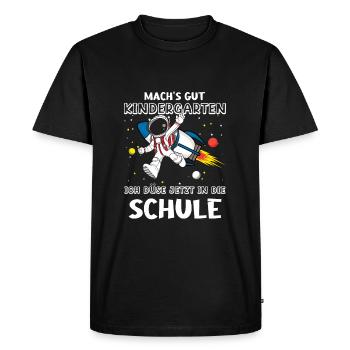 Occupe-toi de la maternelle que je suis en train d’envoyer dans le - T-shirt Premium bio Homme - noir - Devant - Nico (187cm)