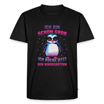 I'm Already Big Rocks Nursery Penguin - Men's Premium Organic T-Shirt - black - Front - Nico (187cm)