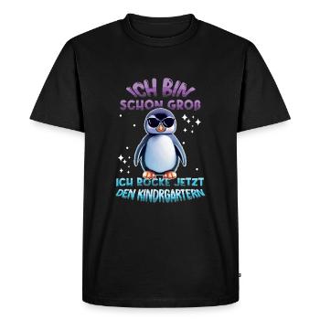 I'm Already Big Rocks Nursery Penguin - Men's Premium Organic T-Shirt - black - Front - Nico (187cm)