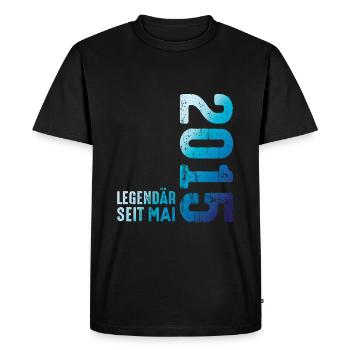 Edition Limitée Mai 2015 Légendaire Depuis Mai 2015 - T-shirt Premium bio Homme - noir - Devant - Nico (187cm)