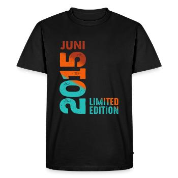 Edition limitée juin 2015 Légendaire depuis juin 2015 - T-shirt Premium bio Homme - noir - Devant - Nico (187cm)