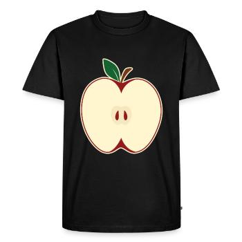 Apple Picking Slice Apple Butter Picker Apple - Men's Premium Organic T-Shirt - black - Front - Nico (187cm)