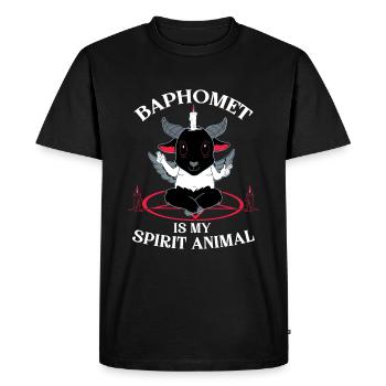 Satanique Kawaii Occulte Satanique Pastel Gothique - T-shirt Premium bio Homme - noir - Devant - Nico (187cm)