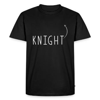Joute de chevalier Ren Faire - T-shirt Premium bio Homme - noir - Devant - Nico (187cm)