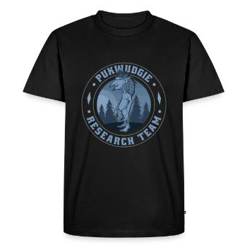 Équipe de recherche Pukwudgie Monster Cryptid - T-shirt Premium bio Homme - noir - Devant - Nico (187cm)