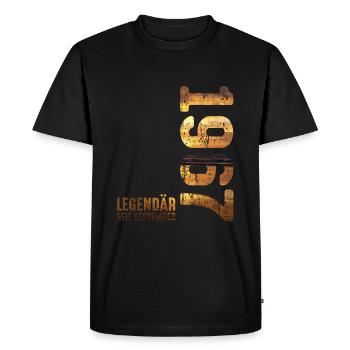 Légendaire depuis septembre 1967 Anniversaire - T-shirt Premium bio Homme - noir - Devant - Nico (187cm)