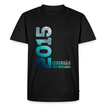 Edition Limitée Novembre 2015 Légendaire Depuis - T-shirt Premium bio Homme - noir - Devant - Nico (187cm)