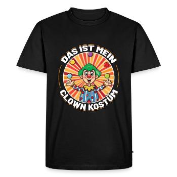 Carnival This is my clown costume - Men's Premium Organic T-Shirt - black - Front - Nico (187cm)
