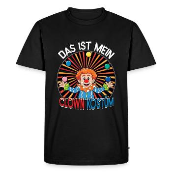 Carnival This is my clown costume colorful fun - Men's Premium Organic T-Shirt - black - Front - Nico (187cm)