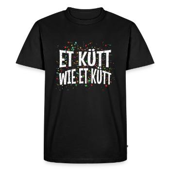Karneval Et Kütt Wie Et Kütt - Men's Premium Organic T-Shirt - black - Front - Nico (187cm)