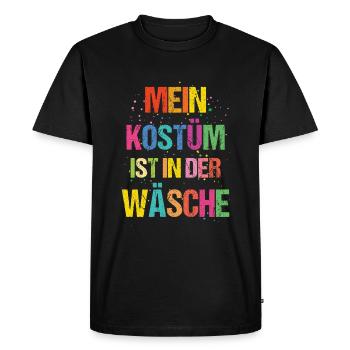 Carnival My Costume Is In The Wash - Men's Premium Organic T-Shirt - black - Front - Nico (187cm)