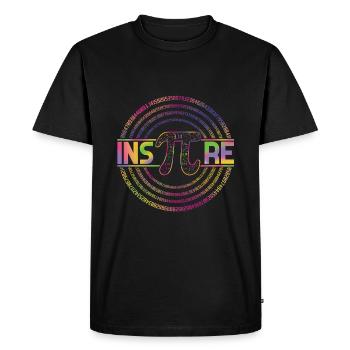InspiRe Pi Day : Célébrez le Pi Day - T-shirt Premium bio Homme - noir - Devant - Nico (187cm)