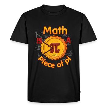 Les mathématiques sont un élément de Pi Day 3.14 Fun - T-shirt Premium bio Homme - noir - Devant - Nico (187cm)
