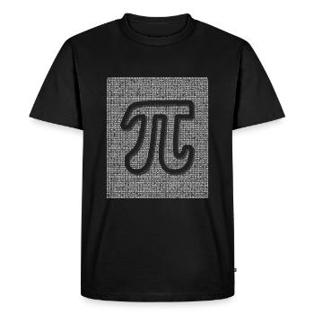 Jungle fascinante de numéros de balise Pi - T-shirt Premium bio Homme - noir - Devant - Nico (187cm)