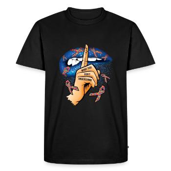 Ne pas juger l’autisme Ce que vous ne comprenez pas - T-shirt Premium bio Homme - noir - Devant - Nico (187cm)