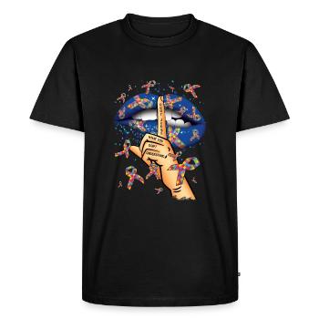 Autism: Don't Judge What You Don't Understand - Men's Premium Organic T-Shirt - black - Front - Nico (187cm)