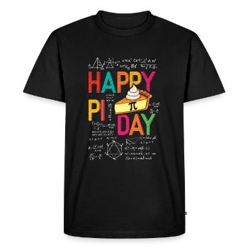 Happy Pi Day Fans de mathématiques Formules quadratiques - T-shirt Premium bio Homme - noir - Devant - Nico (187cm)