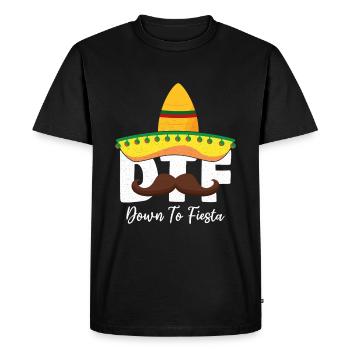 Cinco De Mayo : Jusqu’à la Fiesta Sombrero - T-shirt Premium bio Homme - noir - Devant - Nico (187cm)