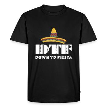 Cinco De Mayo : Jusqu’à la Fiesta Sombrero - T-shirt Premium bio Homme - noir - Devant - Nico (187cm)