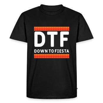 DTF : Prêt pour la Fiesta du Cinco de Mayo - T-shirt Premium bio Homme - noir - Devant - Nico (187cm)
