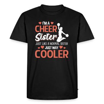 chorégraphies d’équipe de cheerleading cheerleading - T-shirt Premium bio Homme - noir - Devant - Nico (187cm)