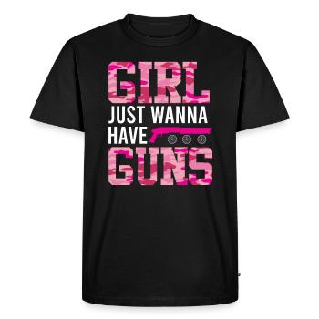 Les filles veulent juste avoir des Gungs Ladies - T-shirt Premium bio Homme - noir - Devant - Nico (187cm)