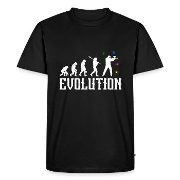 Paintballer Evolution Paintball - T-shirt Premium bio Homme - noir - Devant - Nico (187cm)