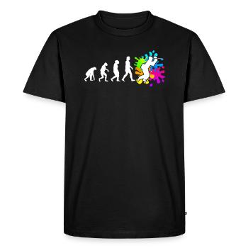 Paintball Evolution Paintballer - T-shirt Premium bio Homme - noir - Devant - Nico (187cm)