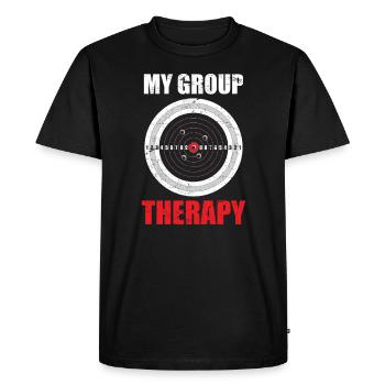 My Group Therapy Target Sports Shooter - T-shirt Premium bio Homme - noir - Devant - Nico (187cm)