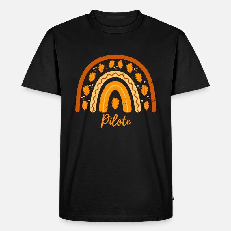 Zum besten Fahrer gewählt | Pilot-Geschenkidee - Männer Premium Bio T-Shirt - Schwarz