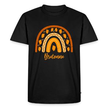 Elue meilleure bretonne | Idée Cadeau bretonne - T-shirt Premium bio Homme - noir - Devant - Nico (187cm)